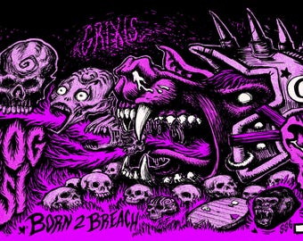 FLOCKED n FUZZY ROGSI 3: Born 2 Breach Microfiber Goldsaber Playmat