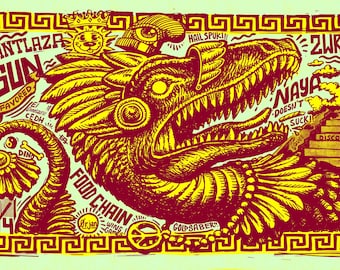 PANTLAZA Foiledout El Dinosaurio cEDH Goldsaber Playmat