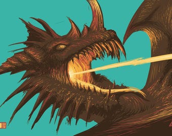Sprössling des Ur-Dragon FOILED OUT Big Dog Edition Goldsaber Playmat