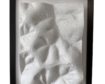 Custom 3D Topographic Land Map: Personalized Terrain Art