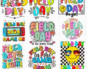 Field Day 2024 PNG Bundle, School Field Day, Teacher Png, Field Day Png, Last Day of School Png, Funny Teacher Shirt Png, Field Day Shirt