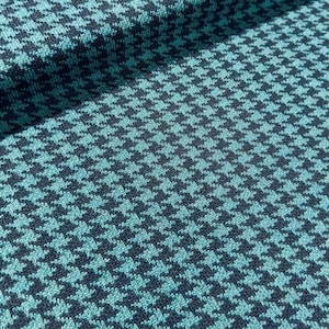 Knitted houndstooth pattern fabric- Ideal for clothing