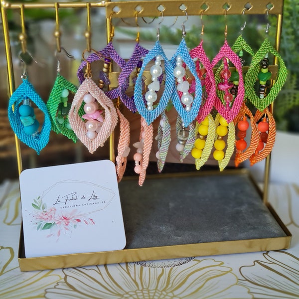 Boucles d'oreilles collection Rainbow