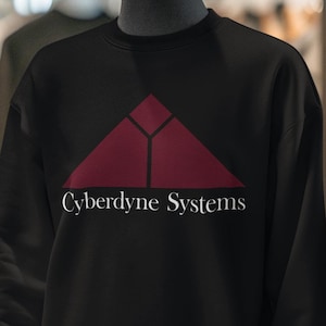Cyberdyne Sweatshirt, Skynet Cyberdyne Systems logo Sweatshirt, Living Tissue Over Metal Endoskeleton, Fictional Advanced Tech Corporation