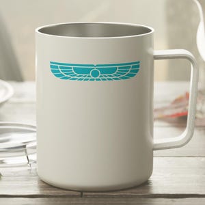 Weyland-Yutani Insulated Coffee Mug, Portable Double-Walled Weyland Yutani Coffee Cup with Lid and Handle