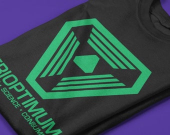 TriOptimum T-Shirt, TriOptimum Corporation Logo Tshirt, 90s Retro Gamer Tee, SHODAN Shirt