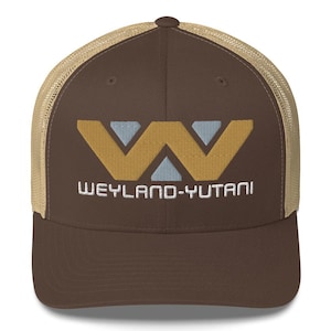 Weyland-Yutani Hat, Embroidered Weyland Yutani Logo Trucker Cap, USCSS Nostromo, Xenomorph Sci Fi Movie Snapback Hat, 6 Hat Color Options