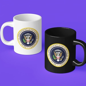 POTUS Mug, Seal of the President of the United States Logo Mug, POTUS Seal Cup, 11oz, 15oz, Presidential Coffee Cup, American Government Mug