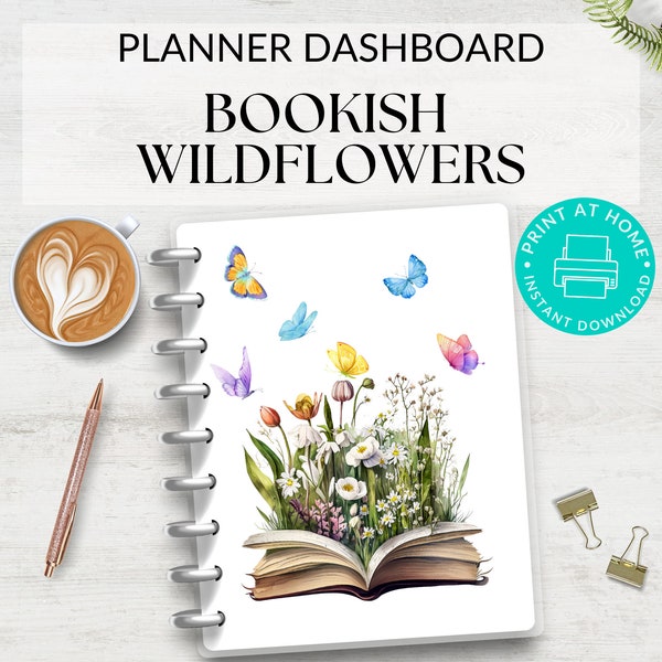 Bookish Planner - Etsy