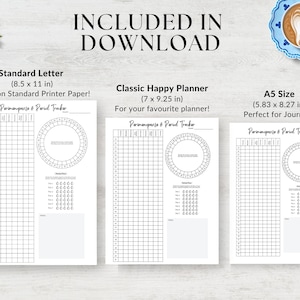 Perimenopause Symptom Tracker, Printable Symptom Tracker Journal, Period Tracker, Chart your Cycle, Mood & Symptoms Tracker, A5 Planner Pages, Menopause Symptom Tracker, A5 Journal Page, Happy Planner Inserts, Classic Happy Planner, Health Tracker, Wellness Tracker, Symptom Tracker, Shark Week Tracker, Perimenopause Tracker