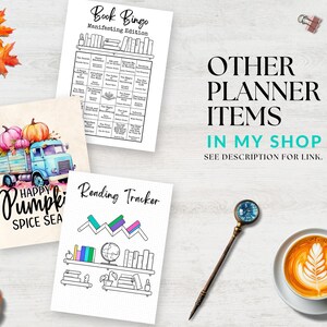 Born to Read Halloween Printable Planner Dashboard, Bookish Journal ...