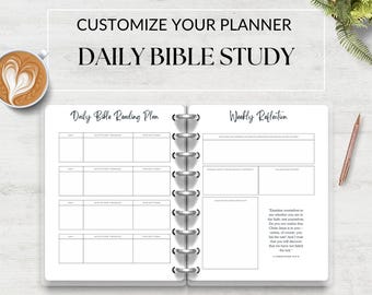 Dagelijkse bijbelstudieplanner: afdrukbaar devotional journal (pdf)