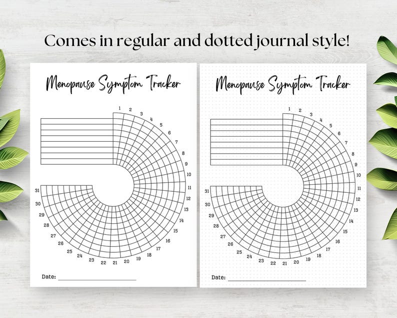 Multi-Symptom Menopause Tracker, Health Journal, Chart your Cycle, Mood & Symptoms Tracker, A5 Planner Pages, Perimenopause Symptom Tracker, Happy Planner Pages, Classic Happy Planner, Wellness Tracker,  Health Tracker, Midlife Tracker
