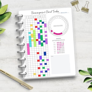 Perimenopause Symptom Tracker, Printable Symptom Tracker Journal, Period Tracker, Chart your Cycle, Mood & Symptoms Tracker, A5 Planner Pages, Menopause Symptom Tracker, A5 Journal Page, Happy Planner Inserts, Classic Happy Planner, Health Tracker, Wellness Tracker, Symptom Tracker, Shark Week Tracker, Perimenopause Tracker