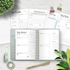 Daily Devotional Planner Printable Instant Download Planner Pages ...