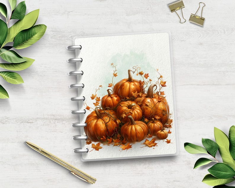 Oh My Gourd Fall Printable Planner Dashboard, Journal Dividers for Fall ...