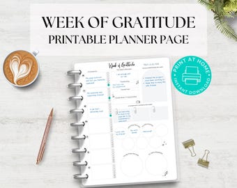 Gratitude Journal Printable: Daily Reflection Planner (PDF)
