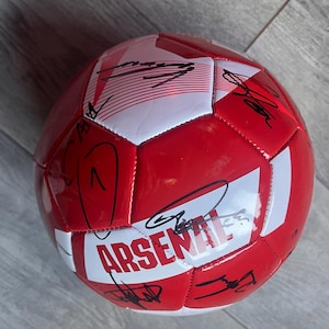 Arsenal Squad Signed Football 2024/25 Comes With Certificate Of Authenticity