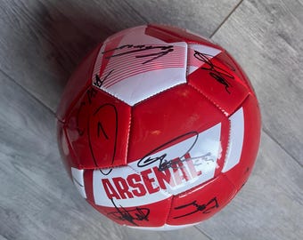 Arsenal Squad Signed Football 2025/26 Comes With Certificate Of Authenticity