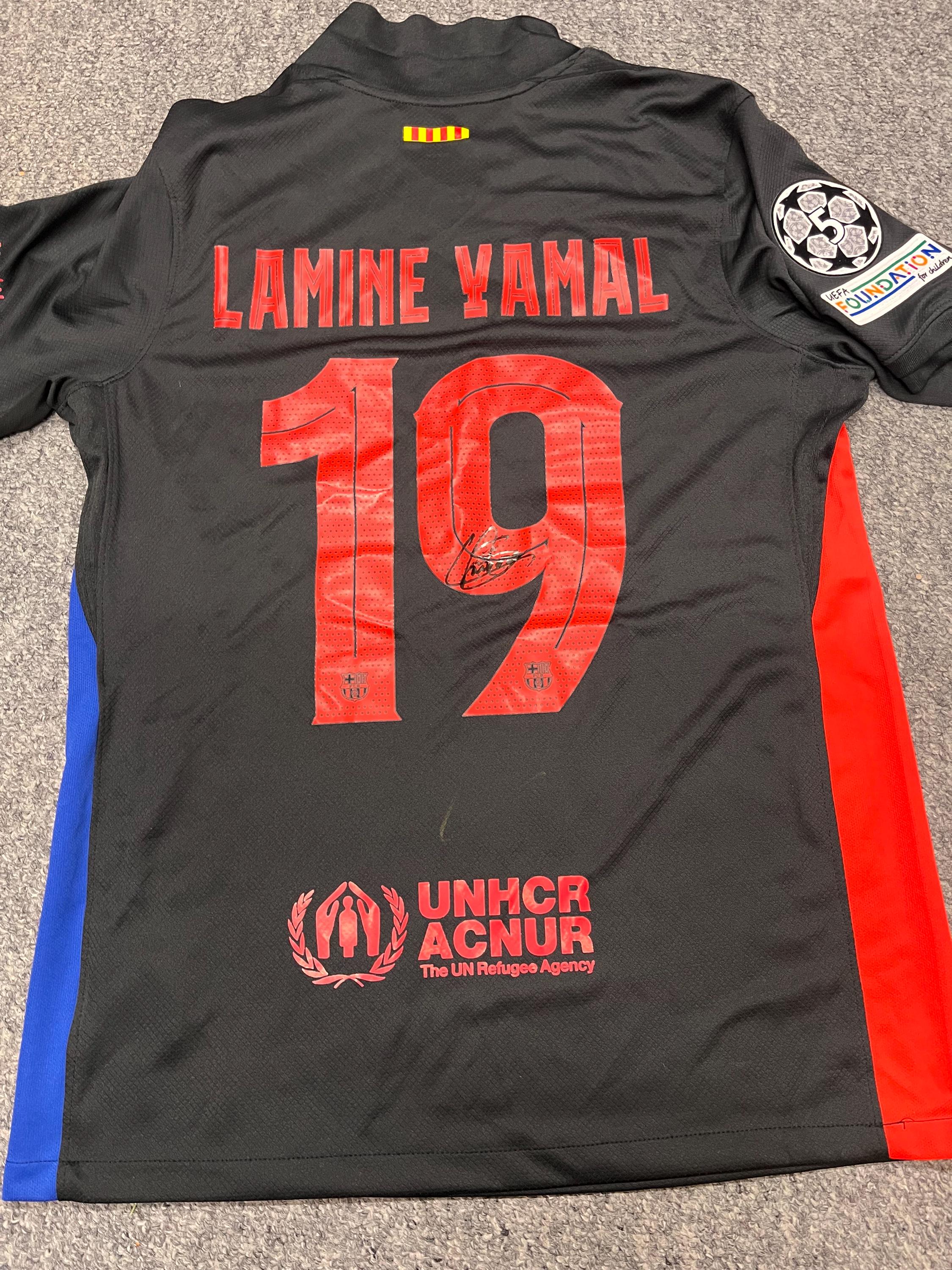 demezigu 　Lamine Yamal 直筆サインユニフォーム ラミン・ヤマル【直筆サイン入り】2024-25 スペイン代表