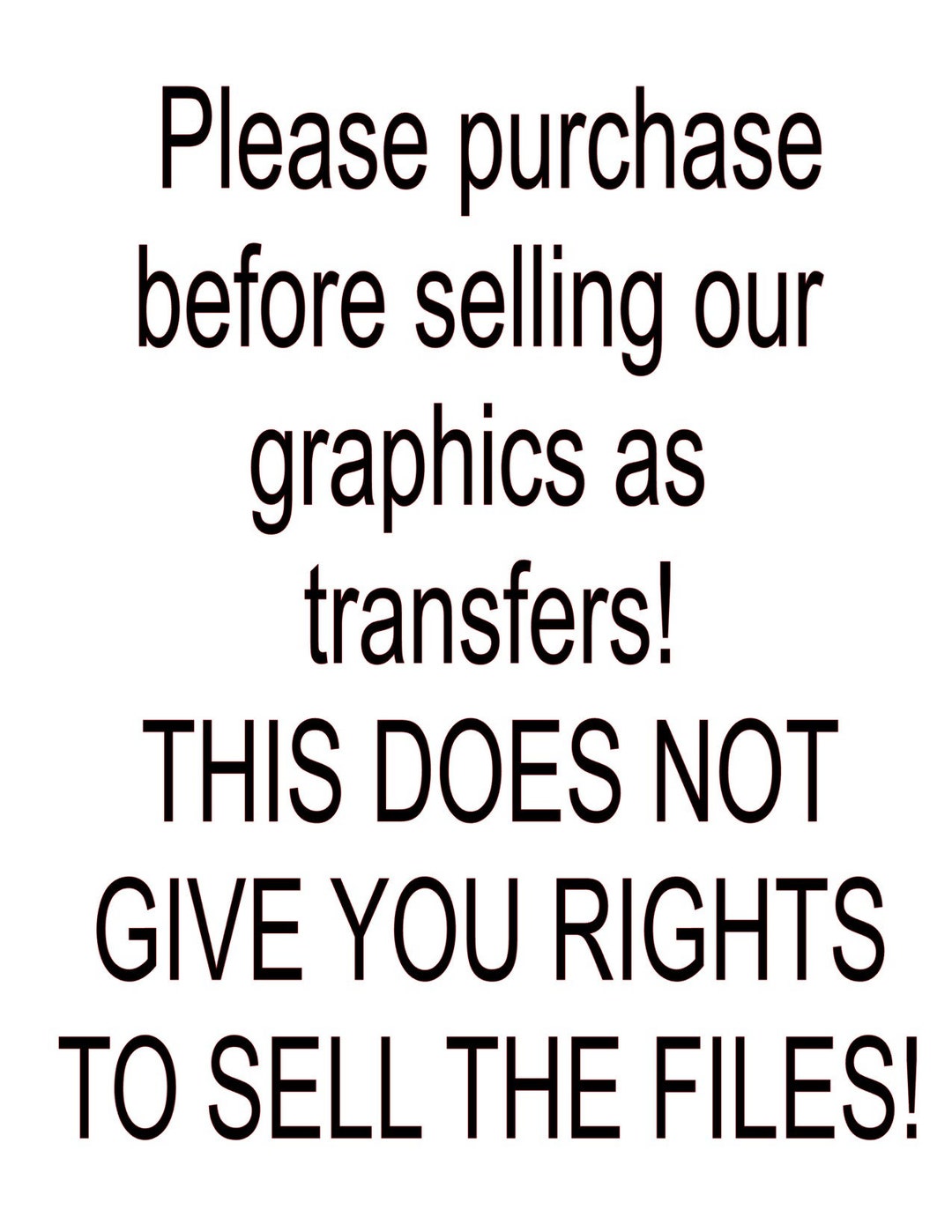 TRANSFER LICENSE Please See Description Etsy