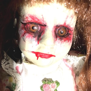 Animatronic musical undead porcelain vintage doll