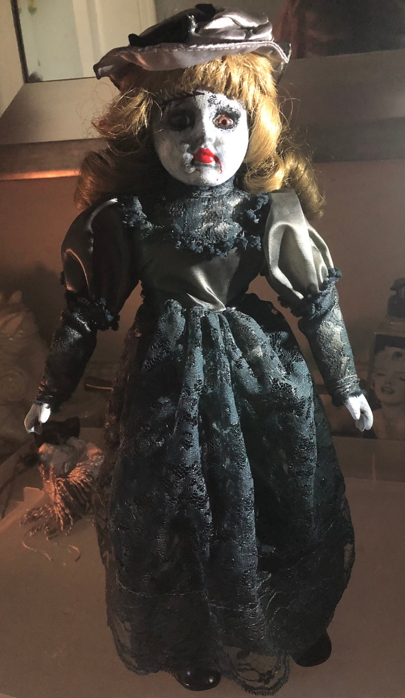 Vintage Porcelain Doll Hand Painted Etsy