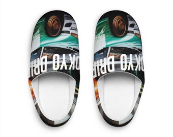 TOKYO DRIFT design on your SLIPPERS!