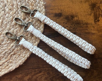 Macrame Wristlet Keychain | Boho Chic