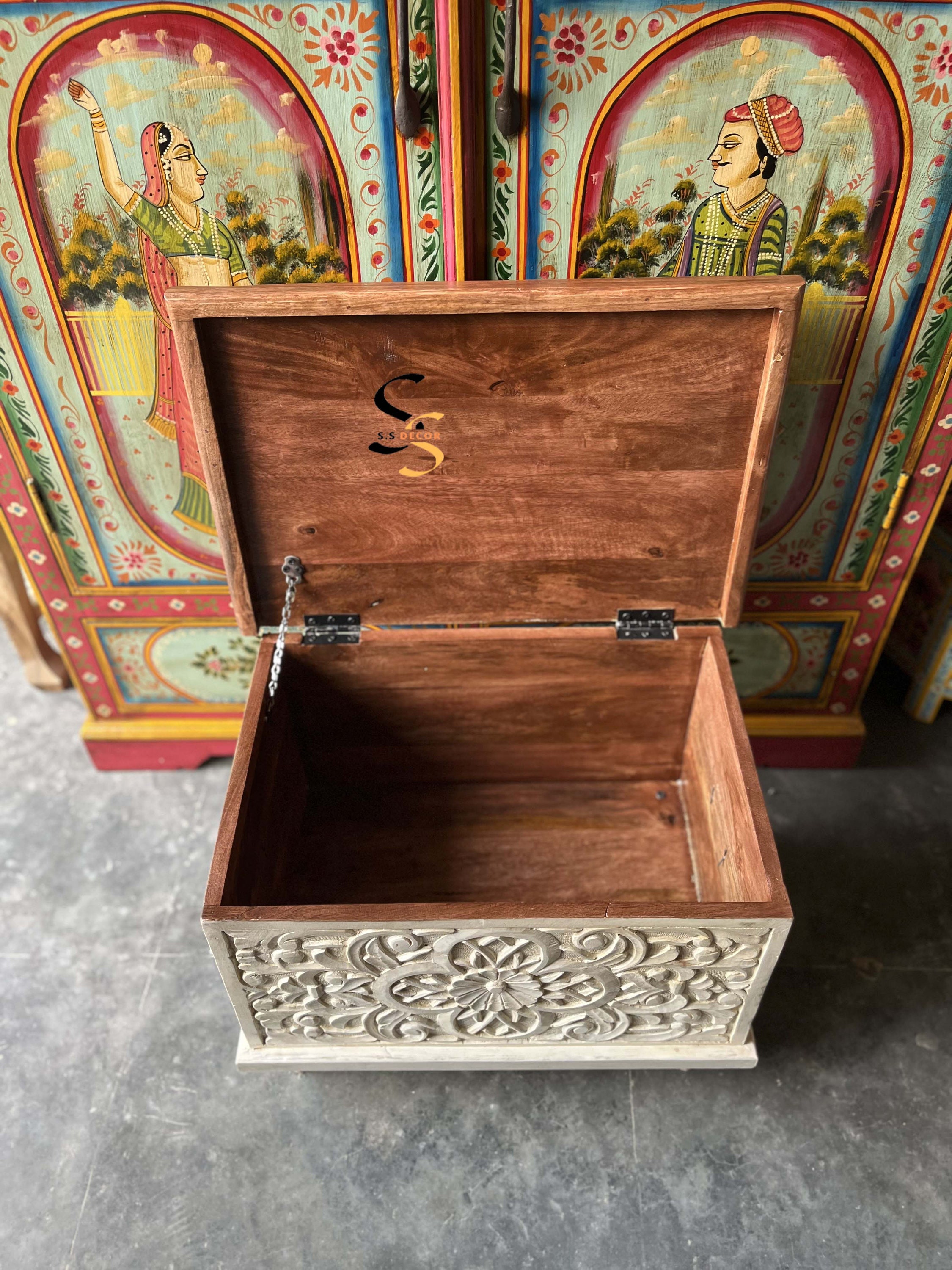 Mango wood blanket box new arrivals