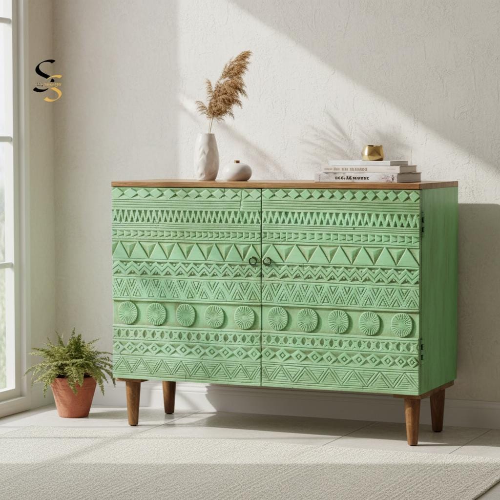 Sage Green Dresser - Etsy