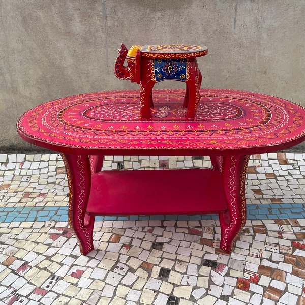 Painted Coffee Table Etsy