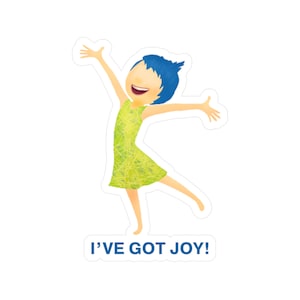 Joy, I&#39;ve Got Joy, Inside Out, Water Resistant Sticker