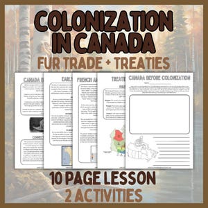 Pelzhandelsstunde, Kolonisierung in Kanada, Kanada-Verträge, Sozialkunde, Kanada, Ureinwohnerbildung, Ureinwohner-Kanada