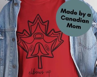 Elbows Up Canada, Canada Isn&#39;t For Sale Shirt, Indigenous Canada, First Nations Artwork, Canadian Pride, Elbows Up Shirt
