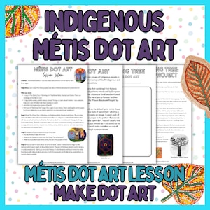 Métis Dot Art, Métis Culture Lesson, Indigenous Education, Indigenous ...