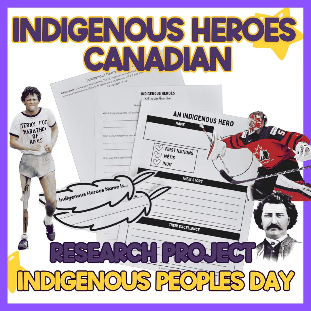 Indigenous Heroes in Canada Research Project, Social Studies ...
