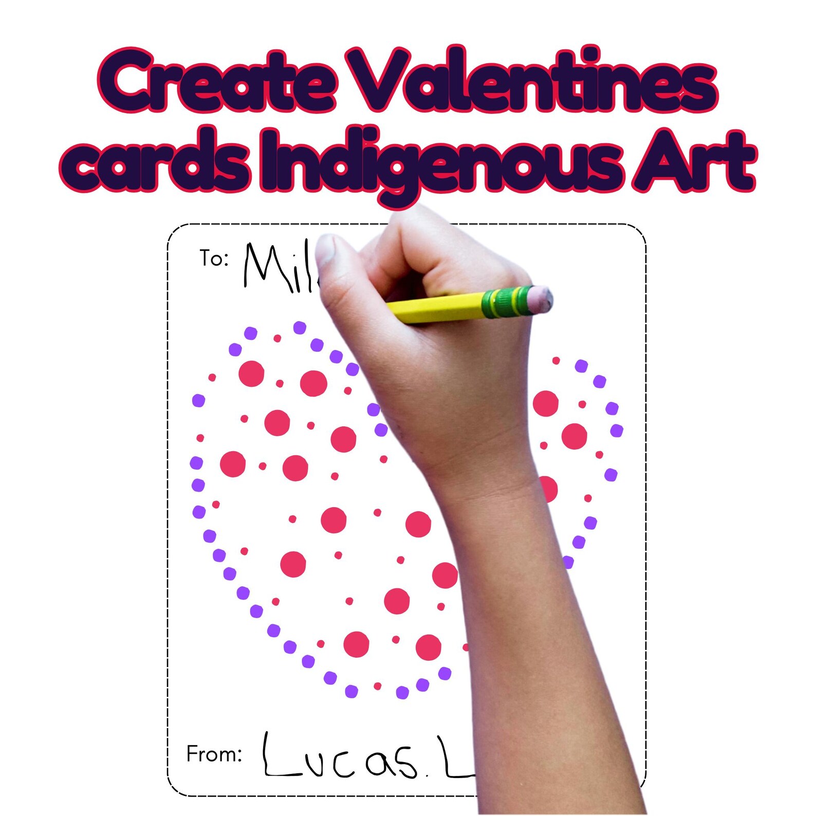 Valentines Indigenous Art Card - Métis Dot Art - February Day Bulletin ...