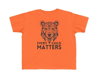 Toddler Orange Shirt Day Shirt, Every Child Matters Shirt, Indigenous Orange Shirt, Toddler Mountain Shirt, Toddler Nature Shirt