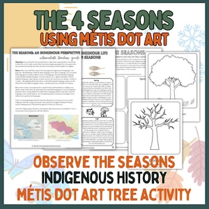 Indigenous Seasons Lesson, Social Studies, Indigenous Education, Indigenous Canada