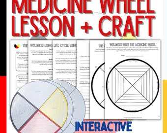 Manualidades con rueda medicinal, Clases sobre rueda medicinal, Educación indígena, Canadá indígena, Estudios sociales