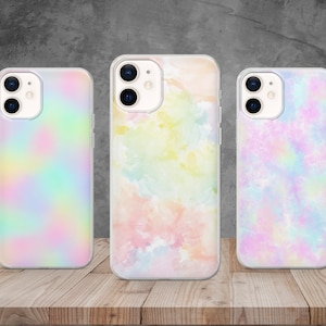 Pastel Tye Dye Hipster Aesthetic Phone Case Cover For iPhone 14 13 12, 11 Pro, Xs, Xr 7 8+SE Samsung S22, S21, S20, S10, Huawei P30 P20