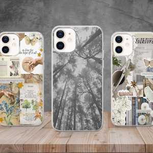 Taylor Folklore Girls Phone Case Lyrics Aesthetic Collage Academia iPhone 16 15 14 13 12 11 Pro Xs Xr 8+SE Samsung S24 23 22 21 20 Pixel 8