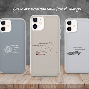 Taylor Folklore Case For iPhone Mirrorball Cardigan Getaway Lyrics Phone 16 15 14 13 12, 11 Pro Xs, Xr 8+SE Samsung S24 23 22 S21 S20 Pixel