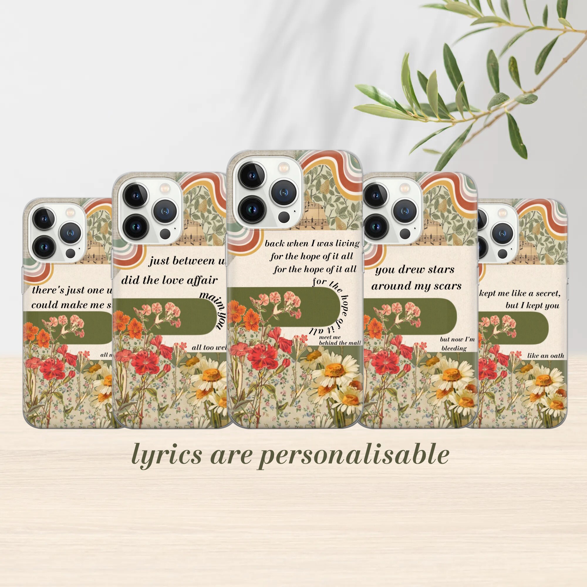 Taylor Custom Lyrics Aesthetic Collage Phone Case iPhone 15 14 13 12, 11 Pro Xs Xr 8+SE Samsung S22 S21 S20 S10 Huawei P30 P20