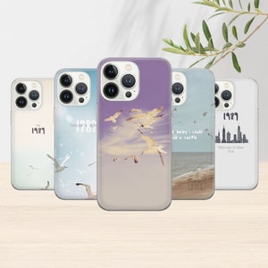 Taylor New York 1989 Version Seagulls Lyrics Aesthetic Case iPhone 16 15 14 13 12 11 Pro Xs Xr 8SE Samsung S24 23 22 S21 S20 S10 Pixel 8 7 6
