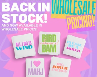 Mahjong Cocktail Napkins Multipack: Party Supplies, Teacher Gifts 10 pack set
