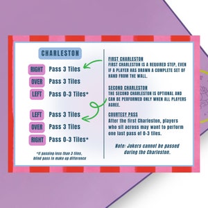Guida rapida al Mahjong: foglio riassuntivo stampabile (download immediato) immagine 3