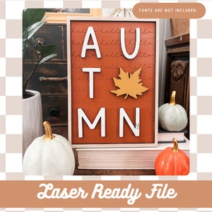 Digital Download | Hello Autumn SVG File | Fall Sign File | For Small Business Use | Boho Fall File