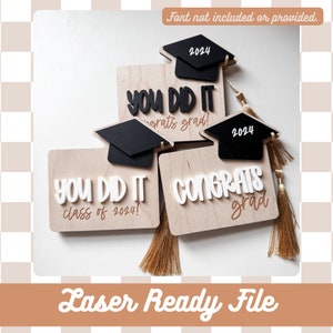 Digital Download | Graduation Gift Card Holders  | Laser File | Glowforge File | Graduation Gifts | Digital File | Gift Card Holder File